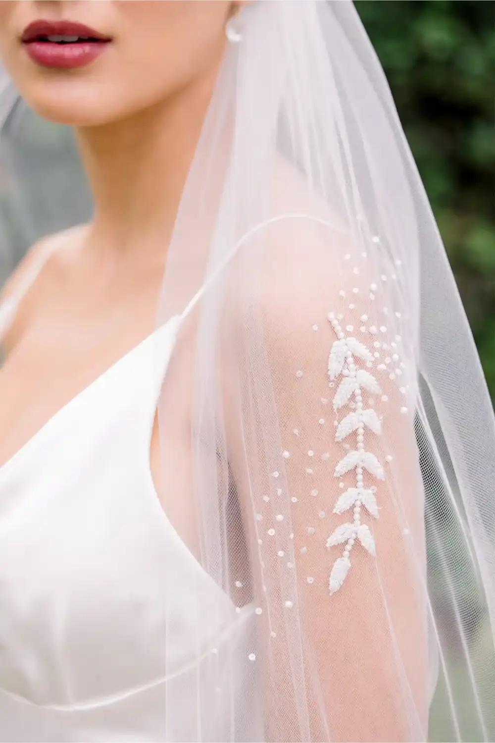 wedding gown veil