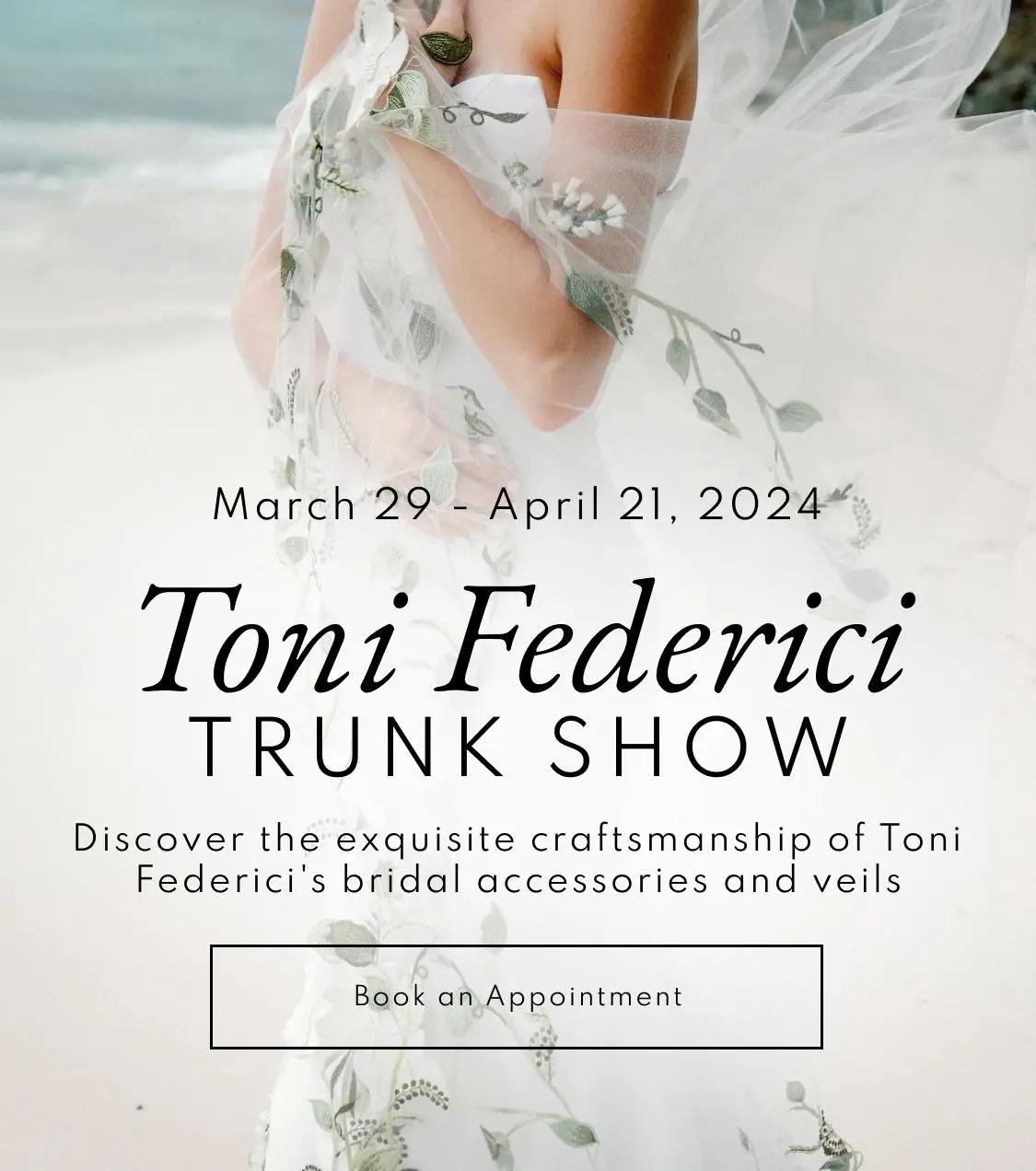 Toni Federici Trunk Show banner mobile