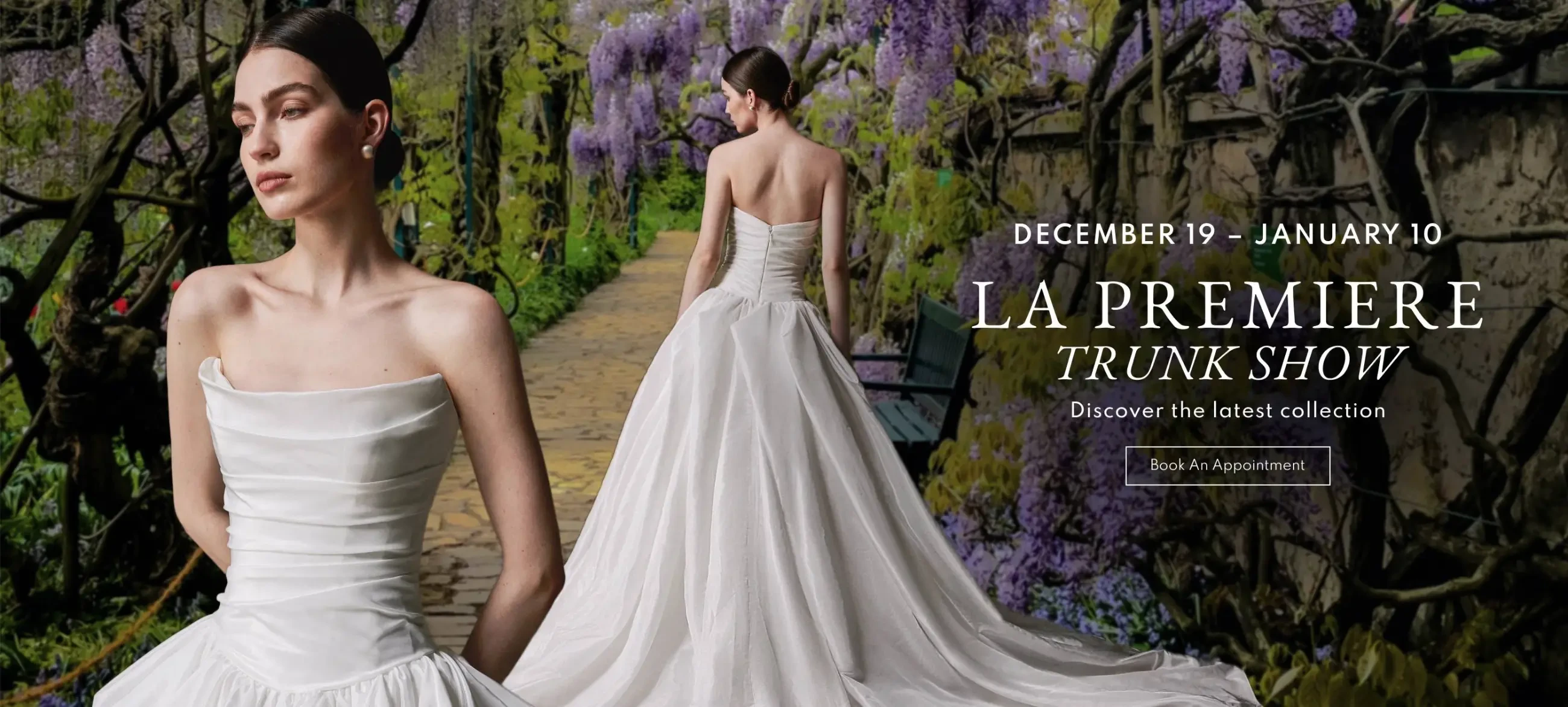 La Premiere Trunk Show Desktop Banner