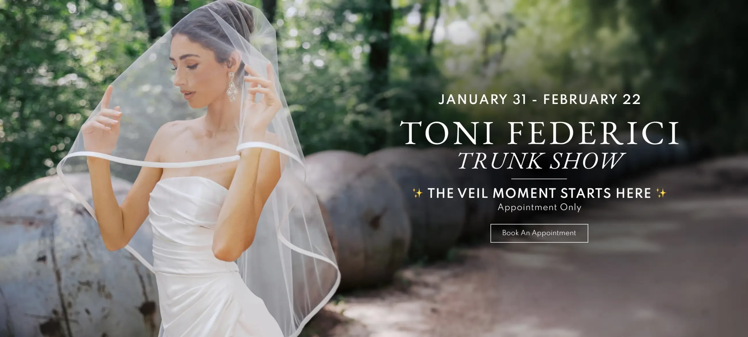 Toni Federici Trunk Show Desktop Banner