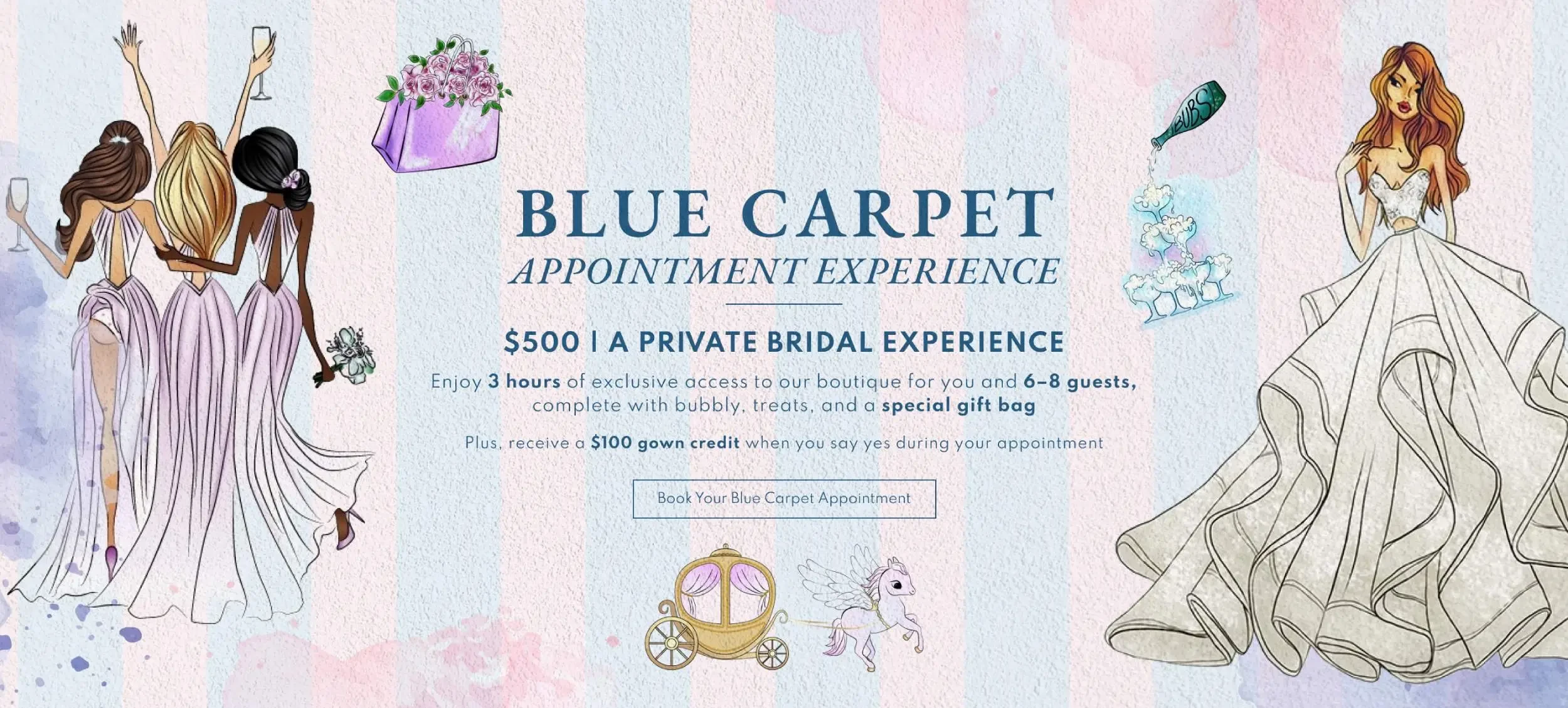 Blue Carpet Appointment Desktop Banner