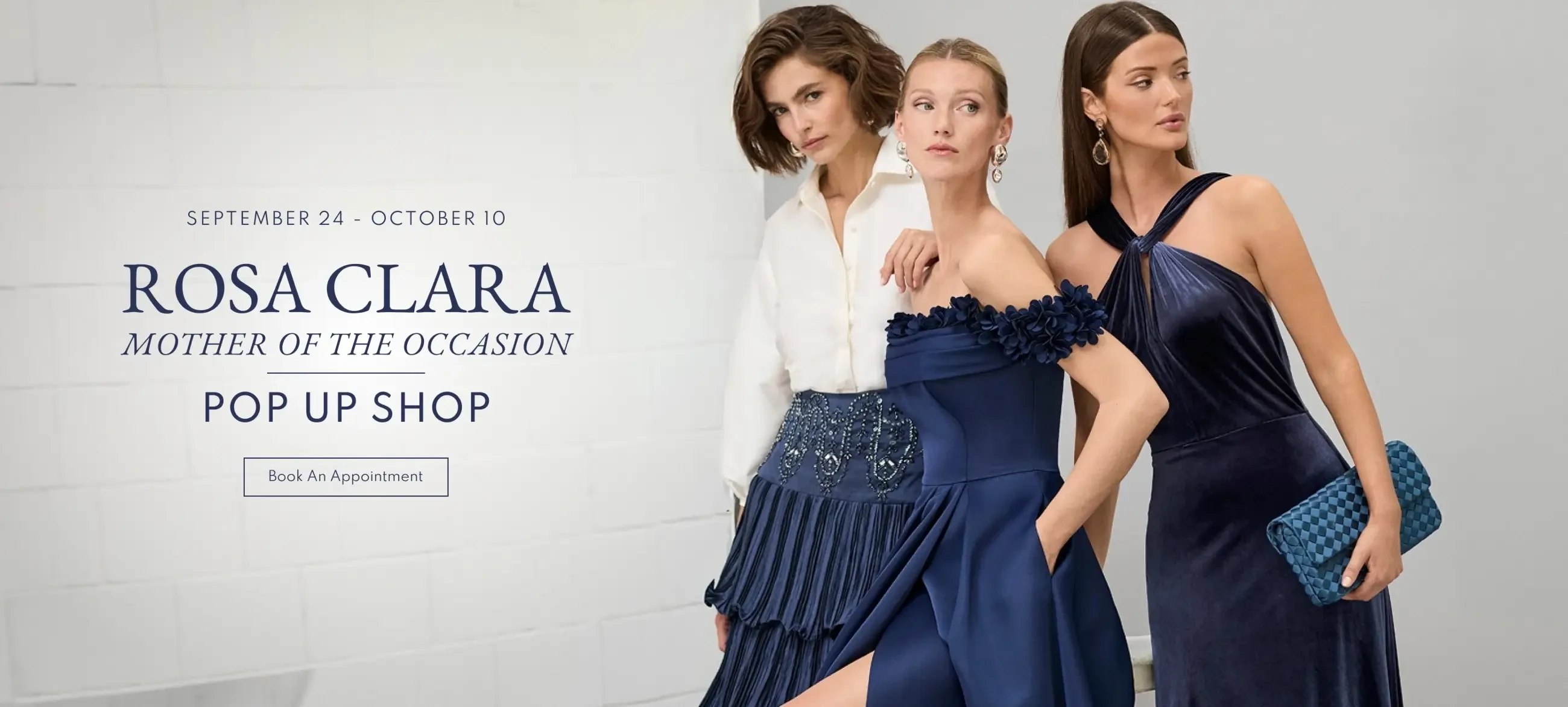 Rosa Clara Pop Up Shop Desktop Banner